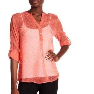 Casual Studio Sheer Polka Blouse